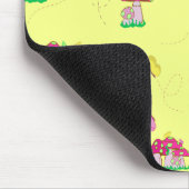 Tapis De Souris Paix Amour Champignons (Coin)