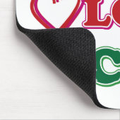 Tapis De Souris Paix-Amour-Chats (Coin)