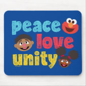 Tapis De Souris Paix Amour Unité (Devant)
