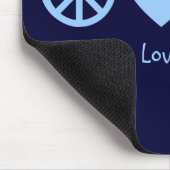 Tapis De Souris Paix, Amour & Vélos Mousepad (Coin)