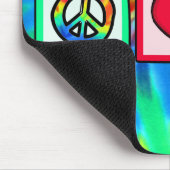 Tapis De Souris Paix, amour, yoga (Coin)