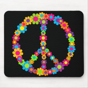 Tapis De Souris Paix de l'énergie des fleurs