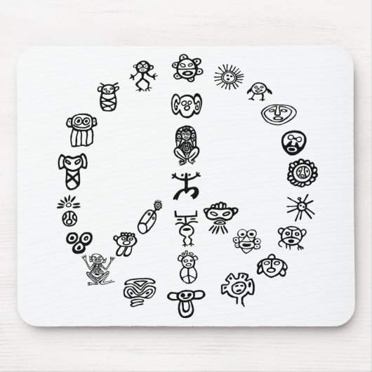 Tapis De Souris Paix de Taino (Devant)