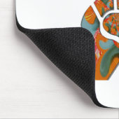 Tapis De Souris Paix dehors : panneau Vibes de Hakuna Matata (Coin)