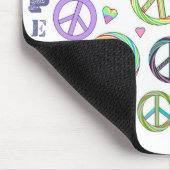 Tapis De Souris Paix et amour (Coin)