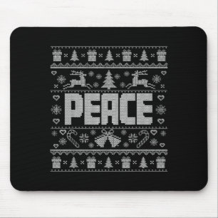 Tapis De Souris Paix Je viens en Paix Couple Correspondant vilain