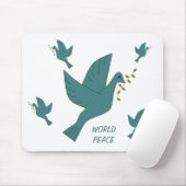 TAPIS DE SOURIS PAIX MONDIALE (Avec souris)