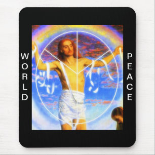 TAPIS DE SOURIS PAIX MONDIALE