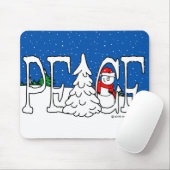 Tapis De Souris Paix Mousepad (Avec souris)