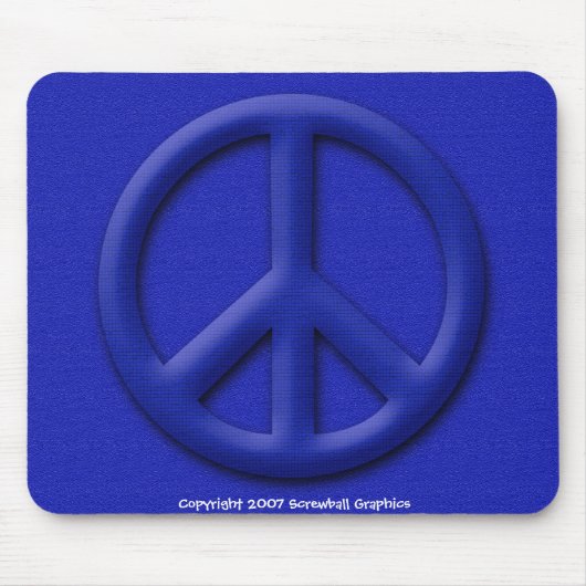 Tapis De Souris Paix Mousepad (Devant)