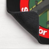 Tapis De Souris Paix par la puissance de feu supérieure Mousepad (Coin)