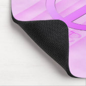 Tapis De Souris Paix rose (Coin)