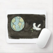 Tapis De Souris Paix sur Terre (Avec souris)