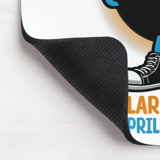 Tapis De Souris Paix Totalité Éclipse Solaire Avril 8 2024 Femmes (Coin)