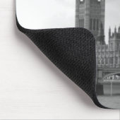 Tapis De Souris Palais blanc noir de Westminster (Coin)