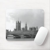 Tapis De Souris Palais blanc noir de Westminster (Avec souris)