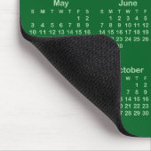 Tapis De Souris Pale and Forest Green 2026 Calendar (Coin)