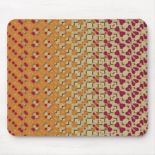 Tapis De Souris Pale Orange and Pink Mouse pad (Devant)