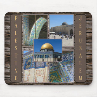 Tapis De Souris Palestine Jérusalem Mosquées Dôme du Rocher