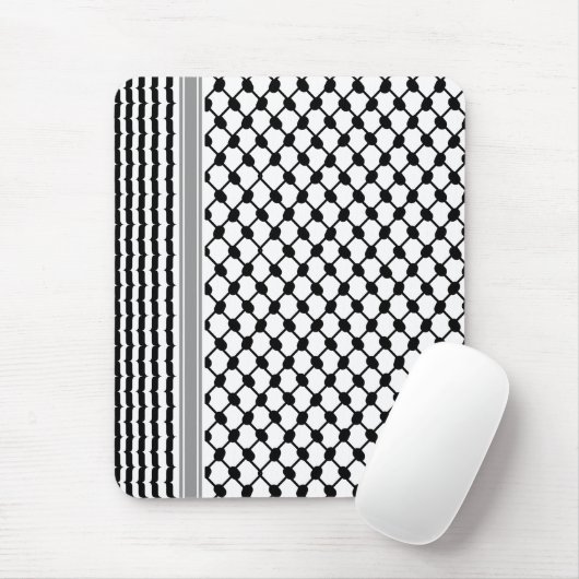 Tapis De Souris Palestinienne Hatta Keffiyeh Kufiya Folk (2 Motifs (Avec souris)