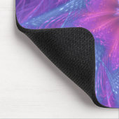 Tapis De Souris Palette de Cyan Delicate Fractée Mousepad (Coin)
