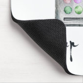 Tapis De Souris Palette de maquilleur - le "maquillage est (Coin)