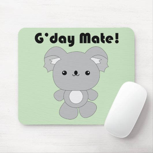 Tapis De Souris Palette de souris Kawaii Koala (Avec souris)