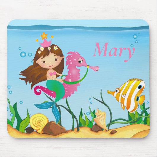 Tapis De Souris Palette de souris Mermaid (Devant)