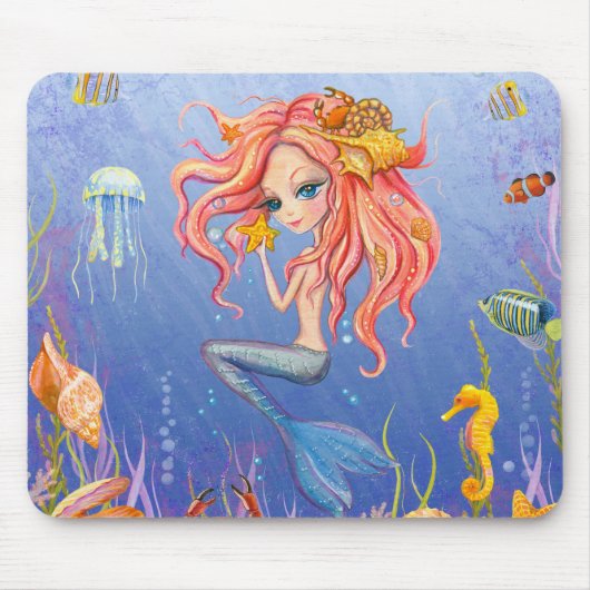 Tapis De Souris Palette de souris Mermaid (Devant)