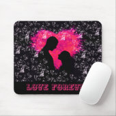 Tapis De Souris Palette de souris romantique en couple (Avec souris)