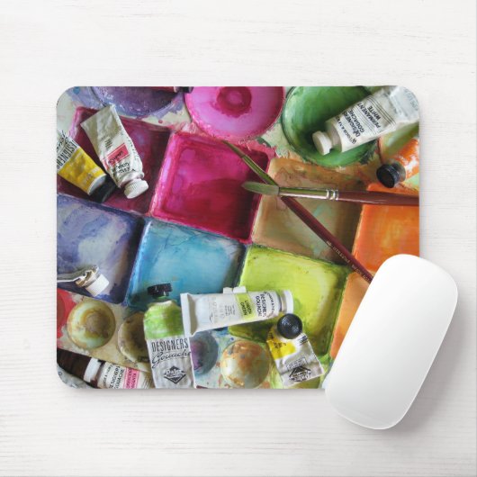 Tapis De Souris Palette Messy - Mousepad (Avec souris)