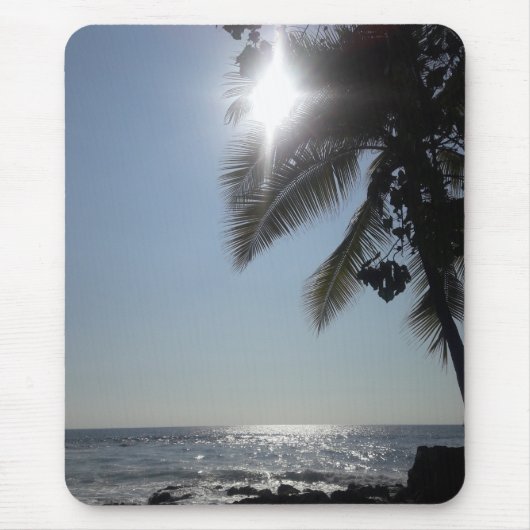 Tapis De Souris Palm Tree Ocean Mouse Pad (Devant)