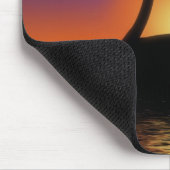 Tapis De Souris Palm Tree Sunrise mousepad (Coin)