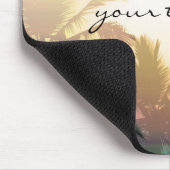 Tapis De Souris Palm Trees Chaleur Tropical Plage Souris d'été (Coin)