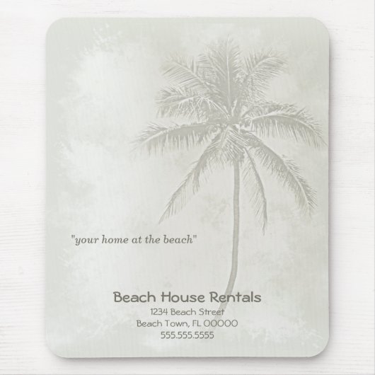 Tapis De Souris Palmes tropicales (Devant)