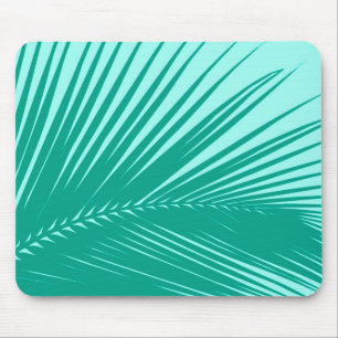 Tapis De Souris Palmette - turquoise et aqua