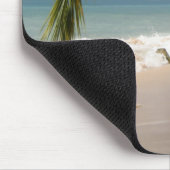 Tapis De Souris palmier exotique sur la plage (Coin)
