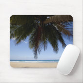 Tapis De Souris Palmier le long de la mer des Caraïbes. (Avec souris)