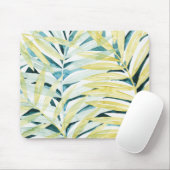 Tapis De Souris Palmiers éclairés - Palmiers Feuilles (Avec souris)