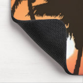 Tapis De Souris Palmiers et coucher du soleil (Coin)