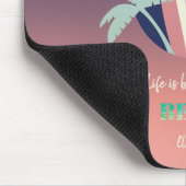 Tapis De Souris Palmiers, Surf, Plage String Lights (Coin)