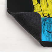 Tapis De Souris Pan ASL Pride Pansexual Perte auditive Sourds débu (Coin)