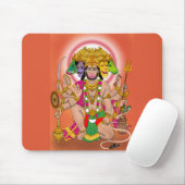 Tapis De Souris Panchmukhi Hanuman Mouse Pad (Avec souris)
