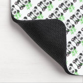 Tapis De Souris Panda à points croisés drôle (Coin)