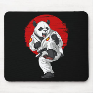 Tapis De Souris Panda Bear Karate Kickboxing Kung Fu Taekwondo Mar