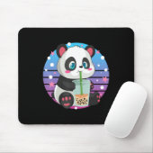Tapis De Souris Panda Boba Tea Buble Tea Anime Kawaii Neko (Avec souris)