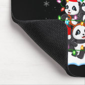 Tapis De Souris Panda Christmas Tree Lights Xmas Sweater Holiday P (Coin)