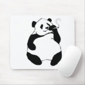 Tapis De Souris Panda de fumeur (Avec souris)