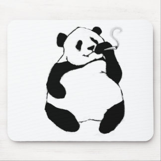 Tapis De Souris Panda de fumeur