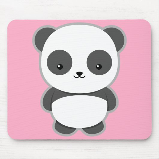 Tapis De Souris Panda de Kawaii (Devant)